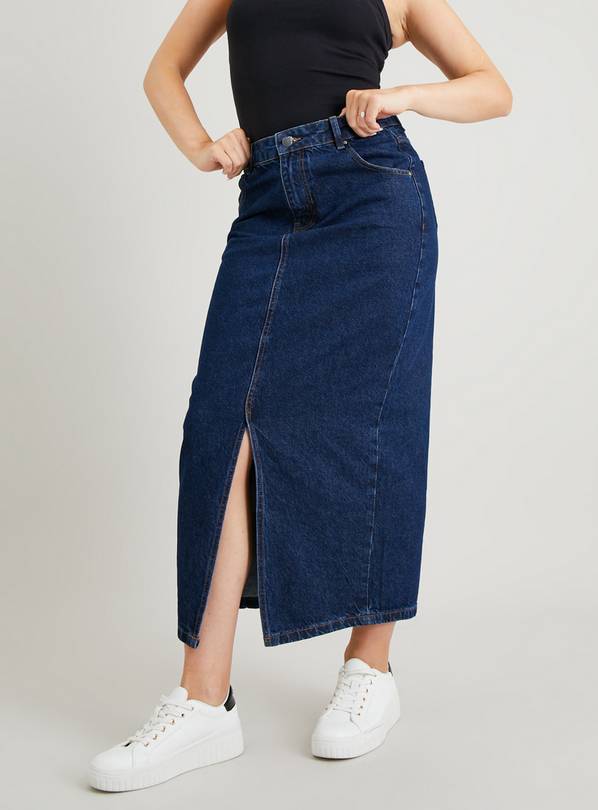 Sainsburys cheap denim skirt